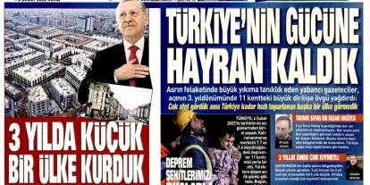 Türkiye'nin gücüne hayran kaldık: 6 Şubat 2026 Cuma güncel gazete manşetleri