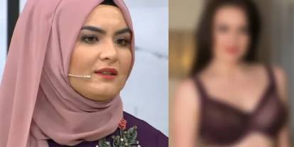 Tesettürden çıkan Hanife yine gündemi salladı: Dekolteli pozuna yorum yağınca isyan etti!