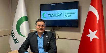 Pendik Yeşilay şube başkanı Mehmet Aydoğmuş göreve başladı