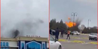 İran'dan ateşlenen İHA Azerbaycan'a düştü!