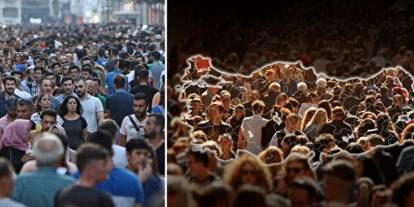 TÜİK rakamları açıkladı: İşte Türkiye'nin kadın ve erkek nüfusu!