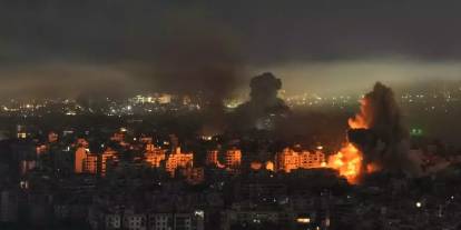 İsrail Beyrut'u kana buladı: Hava saldırısında ölü ve yaralılar var...