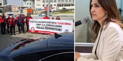 Bayramlaşmaya gelen Belediye Başkanı'na protesto şoku: Aracına binip kaçtı