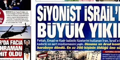 Siyonist İsrail'de büyük yıkım: 23 Mart 2026 Pazartesi güncel gazete manşetleri