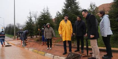 Tuzla’da sağanak sonrası yaralar sarıldı