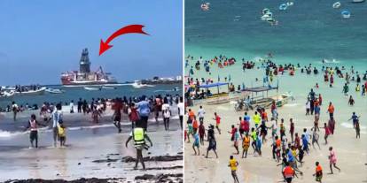 Çağrı Bey Somali'ye ulaştı: Türk gemisi yoğun ilgi gördü!