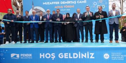 “Muzaffer Demirtaş Camii” Törenle İbadete Açıldı