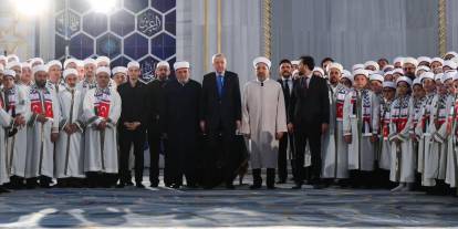 Cumhurbaşkanı Erdoğan, hafızlık icazet törenine katıldı