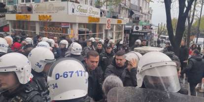 Beşiktaş'ta hareketli dakikalar: İzinsiz 1 Mayıs gösterisine polis müdahale etti