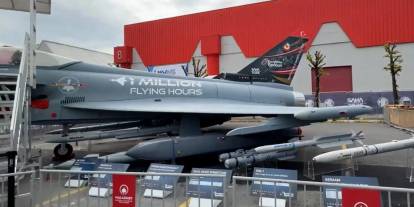 Türkiye'nin savaş uçağı, Eurofighter Typhoon ilk kez SAHA 2026’da