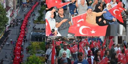 Pendik “İrade bizim, zafer bizim” sloganlarıyla coştu