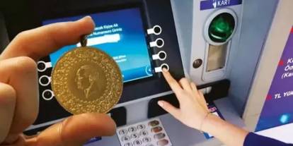 Altın satışında kuyumcuları kızdıracak yenilik: ATM'lerden gram altın satışı başladı!