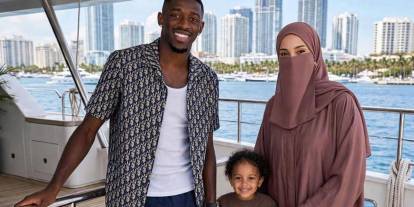 Dembele'nin peçeli eşinden gündem yaratan sözler: Yüzümü sadece...
