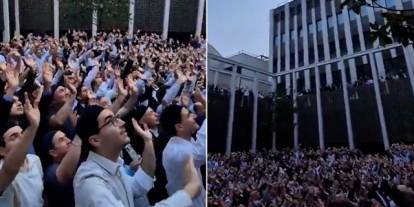 Süleymancıların Almanya kolundan dikkat çeken açılış: Yüzlerce mavi takkeli bir arada...