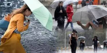 Meteoroloji, o bölgeleri uyardı: Kuvvetli yağışlar geliyor! Bugün hava nasıl, Pazartesi hava nasıl olacak?