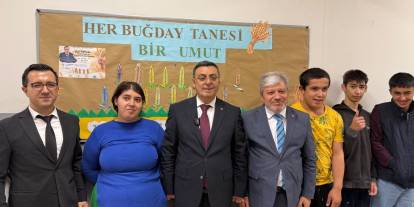Tuzla'da minik yüreklerden Filistinli çocuklara umut mesajı