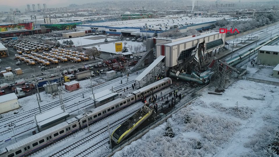 Ankara'daki tren kazasından yaralı olarak kurtulan yolcu dehşet anları anlattı!
