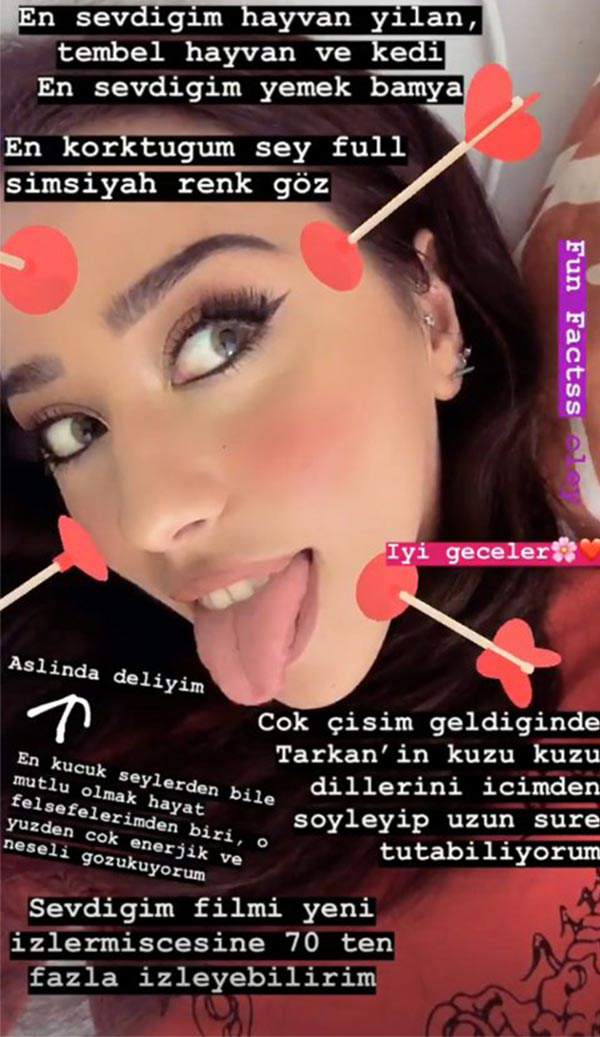 Zeynep Alkan'ın çişi geldiğinde bu şarkıyı söyleyerek tutuyormuş