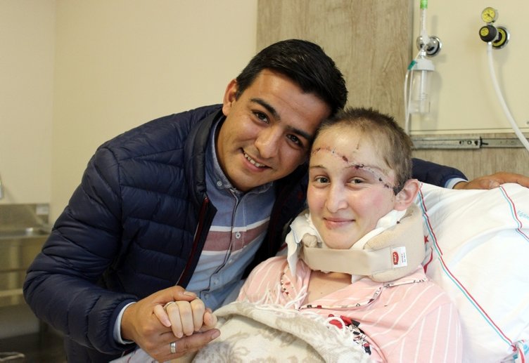 Baş derisi tamamen koptu! Kanlar içinde traktörü kullandı!