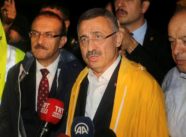 Başkan Yardımcısı Fuat Oktay, Ordu'daki sel felaketindeki son durumu açıkladı