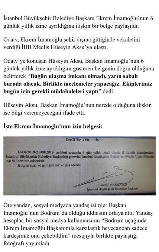 İmamoğlu ile ilgili ilk açıklama Başkan vekilinden geldi: Ben de ulaşamadım