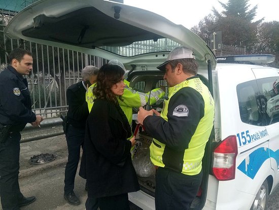 Önce Bariyerlerden Sonra Otomobilin Üzerinden Uçtu