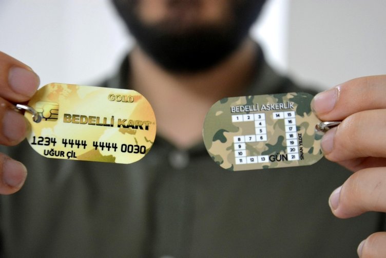 Bedelli askerler için künye tasarlandı