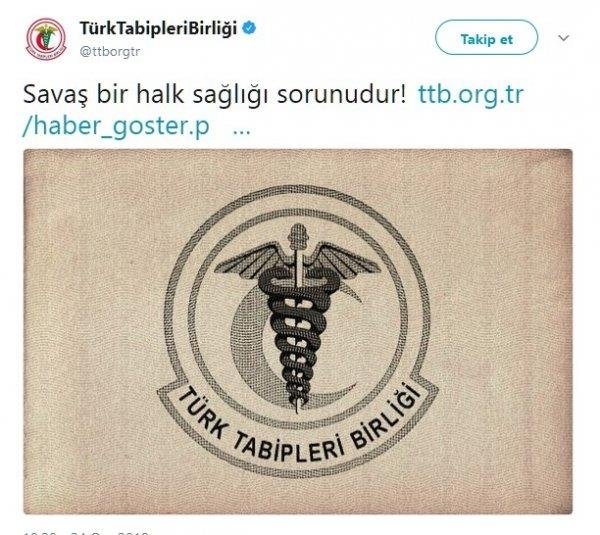 Türk Tabipler Birliği Zeytin Dalı Operasyonu Hakkında Ne Dedi