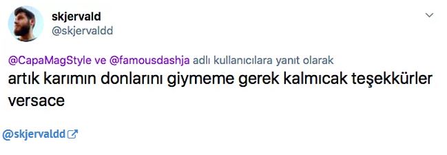 Versace boxer üretti, sosyal medyada olay oldu! İşte Versace dantelli boxer