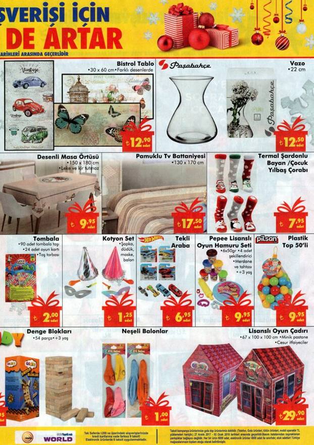 ŞOK Market Aktüel Ürün Listesi 27 Aralık - 02 Ocak Arası