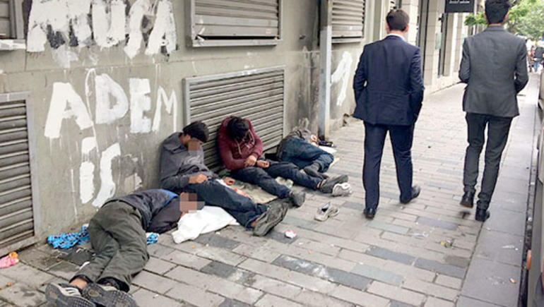 İstanbul'un göbeğinde içler acısı durum "Bunlar ceset değil"