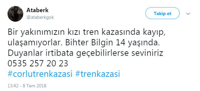 Tekirdağ'daki tren kazasında birçok yolcudan haber alınamıyor