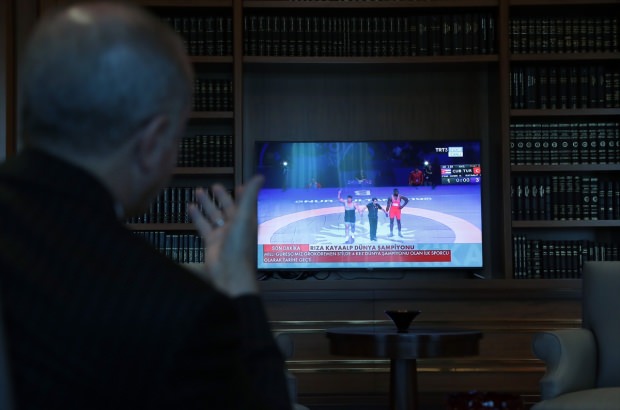 Cumhurbaşkanı Erdoğan o anları dikkatle takip etti!