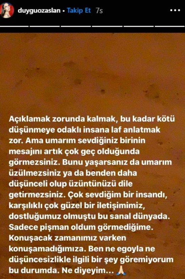 Duygu Özaslan, Neslican Tay mesajı sonrası sosyal medyada linç edildi