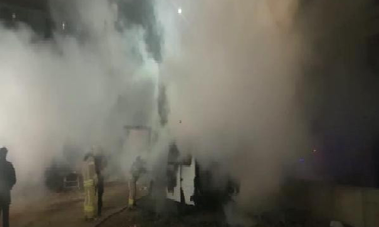 Pendik Bahçelievler Mahallesinde Korkutan Yangın