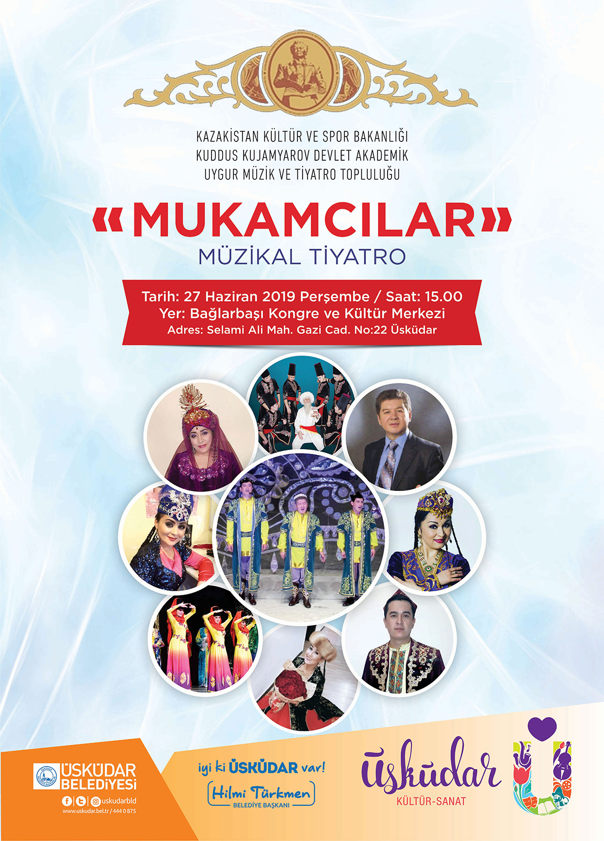 Üsküdar'da “MUKAMCILAR” adlı müzikal tiyatrosu izleyiciyle buluştu.