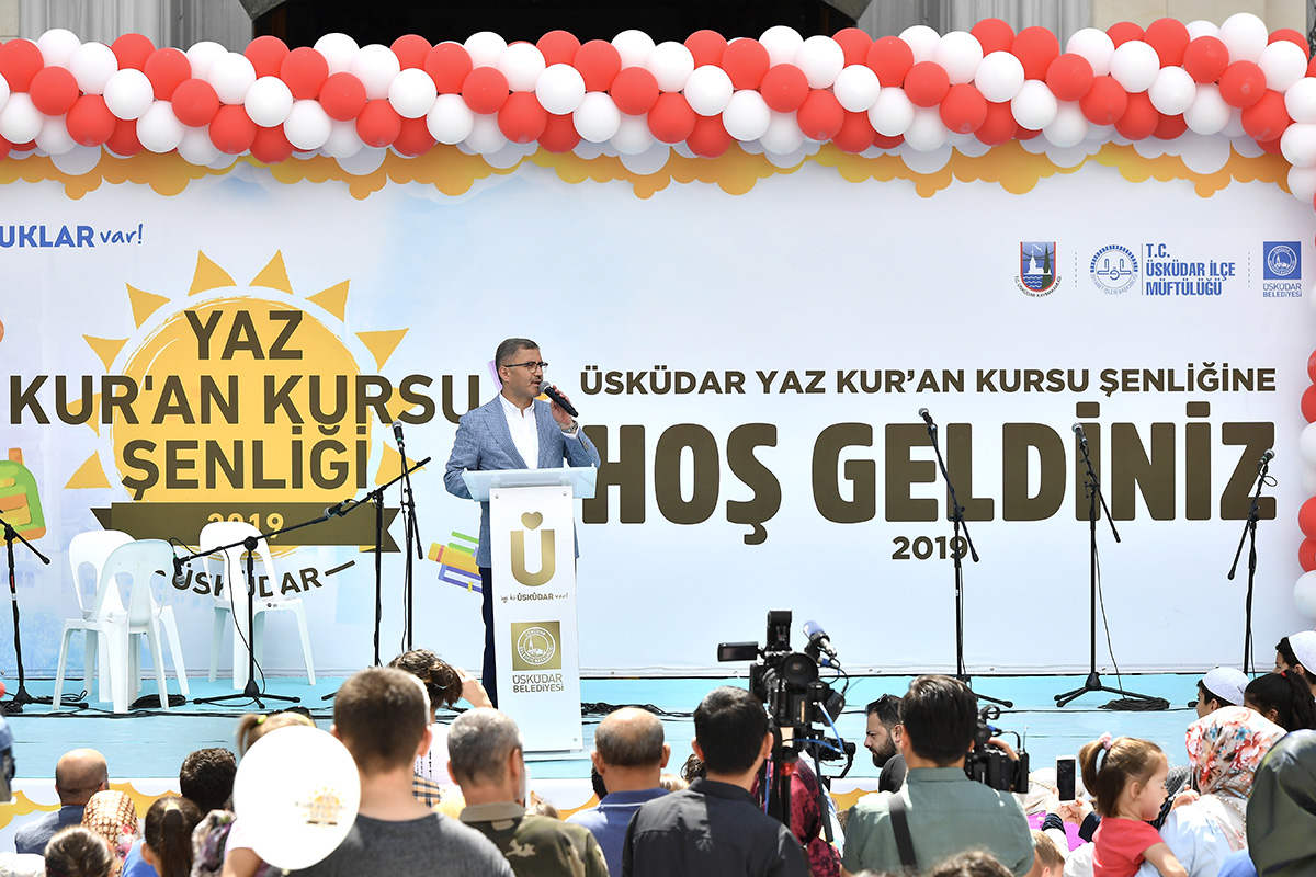 Üsküdar'da Yaz Kur'an Kursu Şenliği düzenlendi