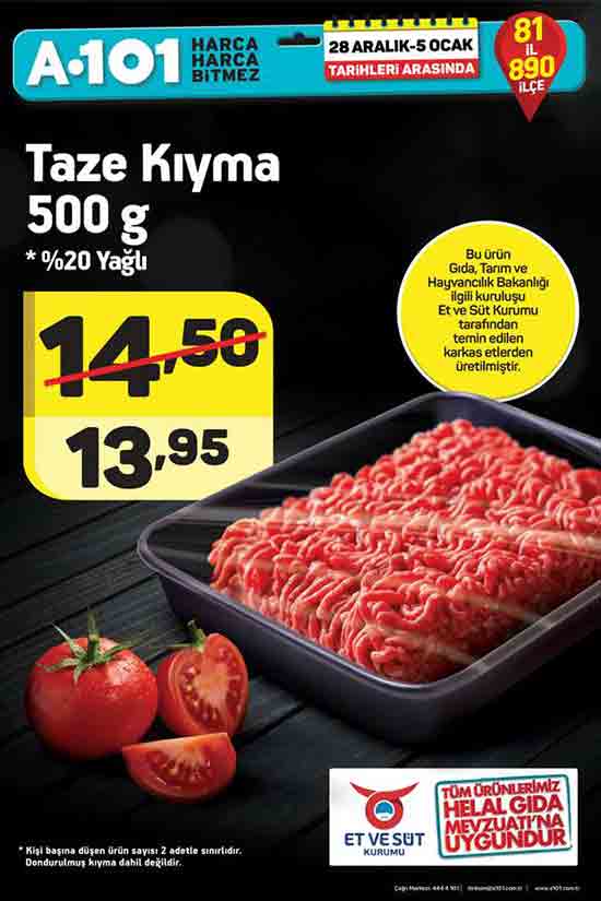 A101 28 Aralık Aktüel İndirim Kataloğu