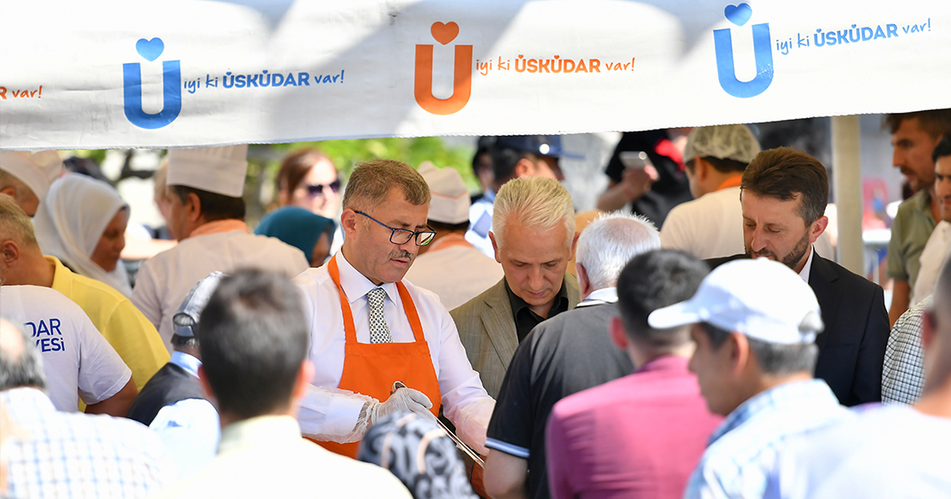 Üsküdar'da milli birlik ve beraberlik duygusu aşure etkinliği ile birleşti