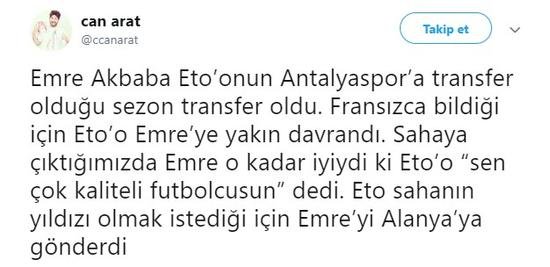 Can Arat kimdir? Samuel Eto'o ve Can Arat tartışması
