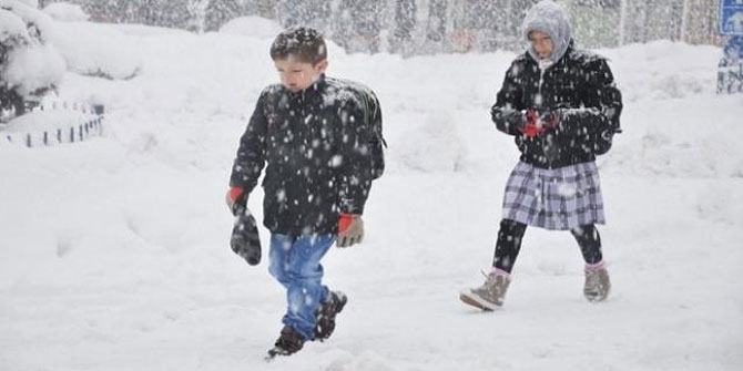 13 Aralık 2018'de okullar tatil olacak mı? İşte kar tatili olan iller...