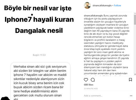 Sinan Çalışkanoğlu Kimdir | Takipçisine Ne Dedi