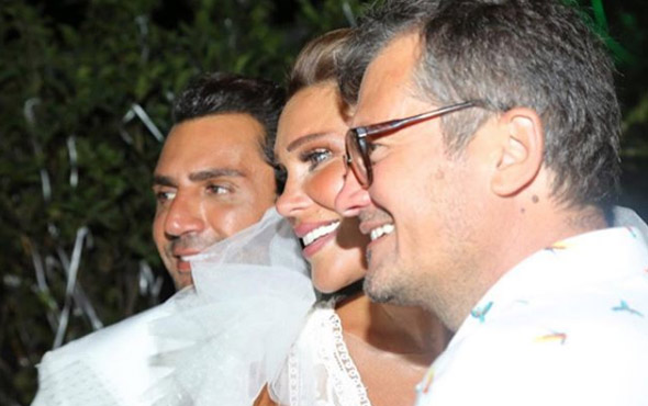 Seren Serengil'le Yaşar İpek Bodrum'dan düğün yaptı