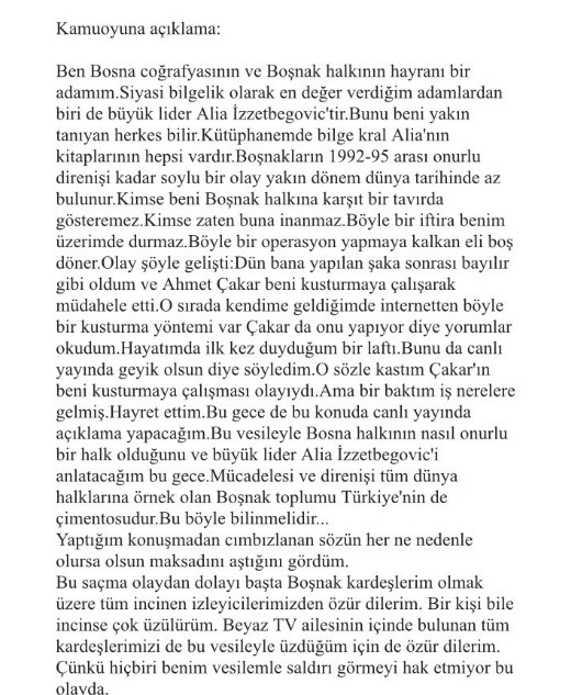 Rasim Ozan Kütahyalı'ya Boşnak derneklerinden sert tepki