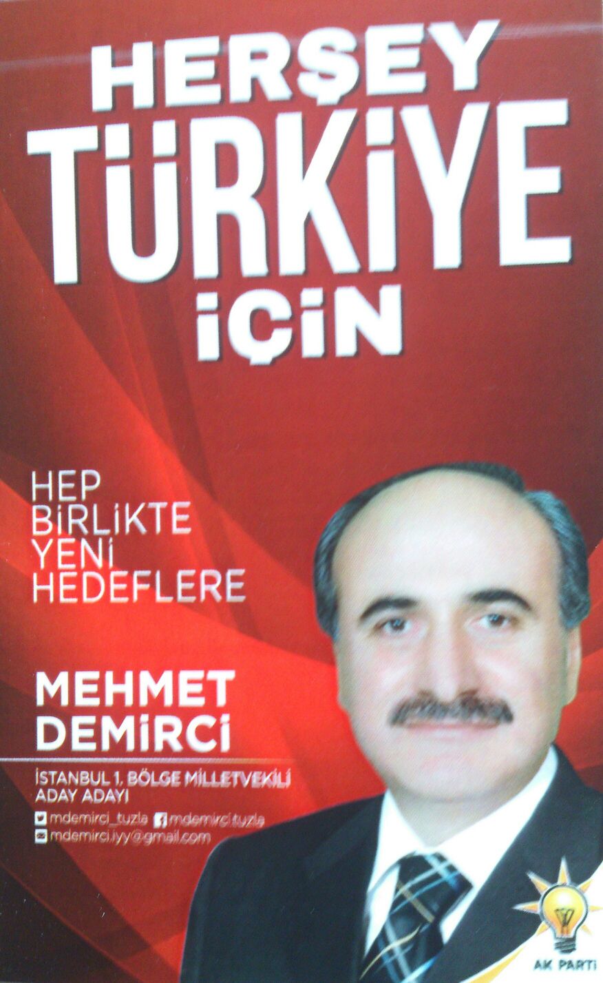 Eski Tuzla Belediye Başkanı Mehmet Demirci Ak Parti'den aday adayı oldu