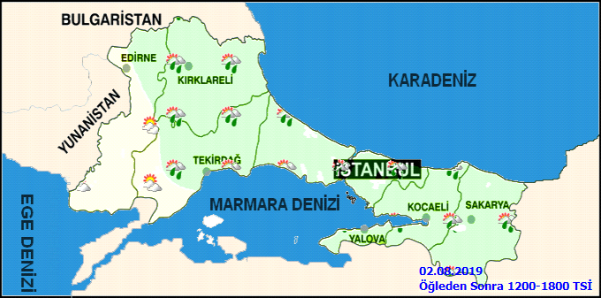 Meteoroloji'den kuvvetli rüzgar ve sağanak yağış uyarısı!