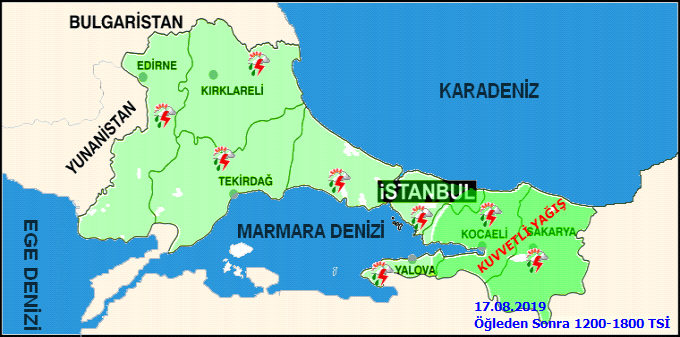 İstanbul yağışa teslim oldu! Yağış akşam saatlerine kadar devam edecek