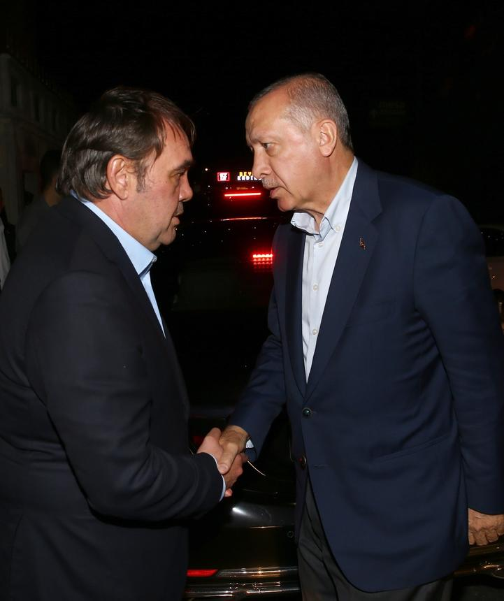 Cumhurbaşkanı Erdoğan'dan Demirören Ailesi'ne taziye ziyareti