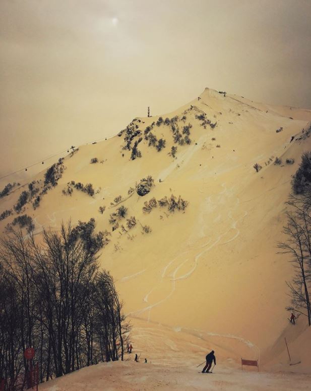 Turuncu Kar Herkesi Şaşırttı! Türkiye'ye de Gelecek!