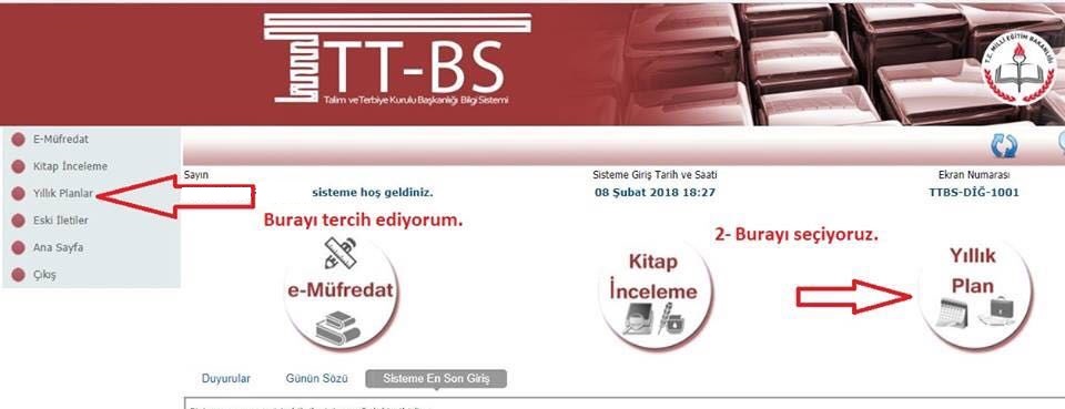 E müfredat zümre oluşturma Resimli anlatım - E-müfredat mebbis girişi